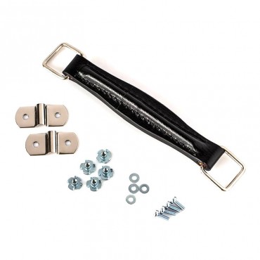 Black Leather Handle with Fixings